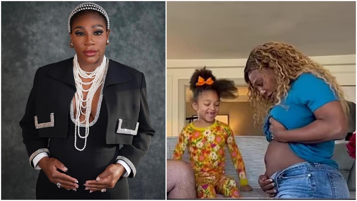 Heartwarming Moment As Serena Williams Shares Pregnancy News With Daughter Video 1999