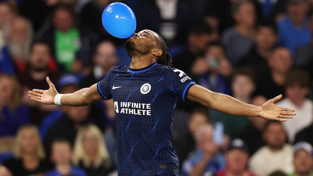 Christopher Nkunku Scores Against Brighton, Performs Balloon ...