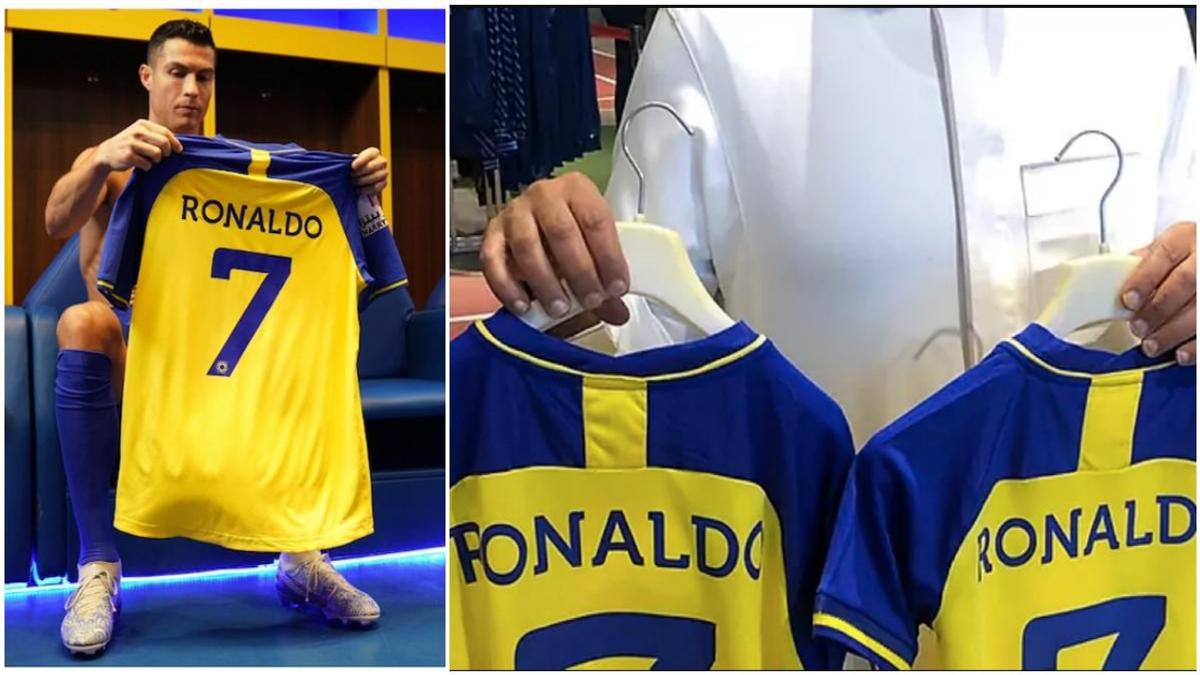 Cristiano Ronaldo pictured with Al Nassr shirt for first time as Saudis  SIGN ex-Man Utd star on free transfer