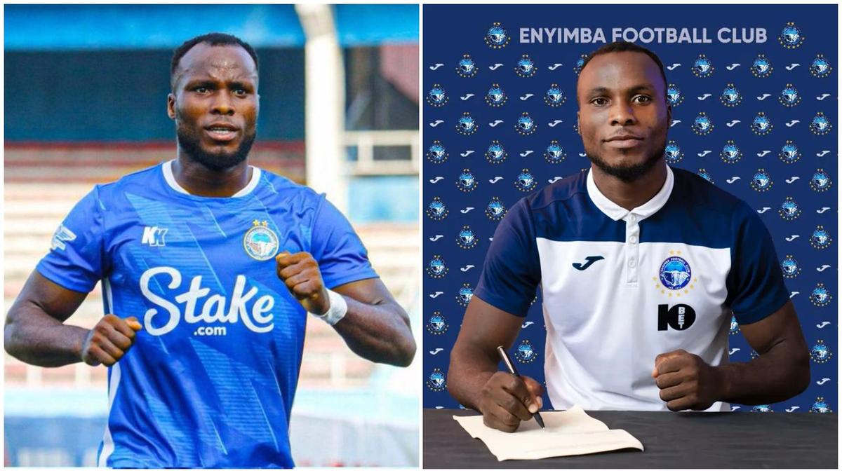 ‘He Looks 35’: Nigerians React As 20 Year Old Enyimba Striker Top ...