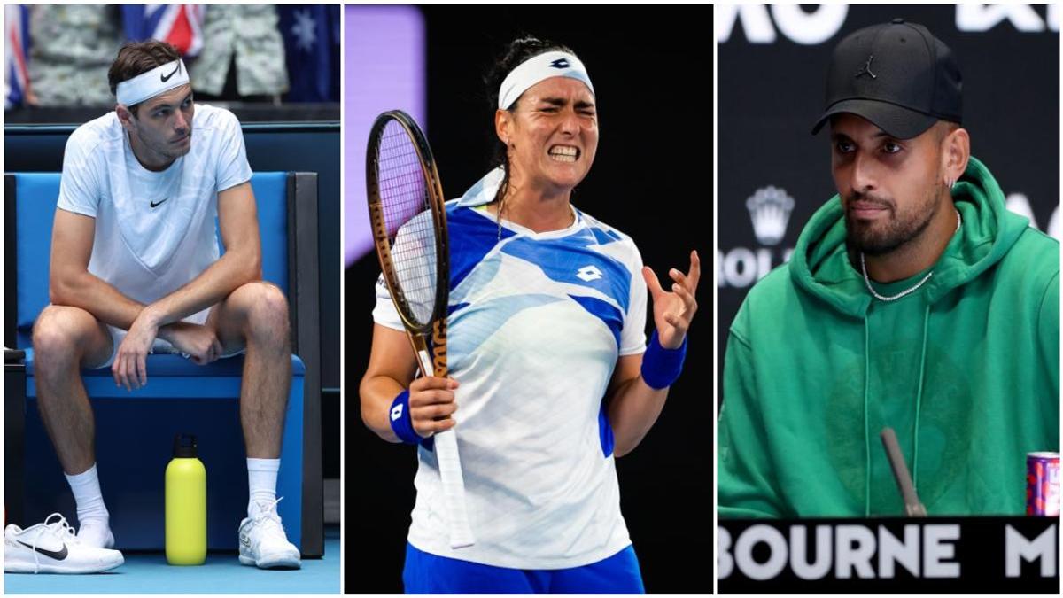 Tennis' Netflix CURSE as eight stars of new Break Point series crash out at  Australian Open