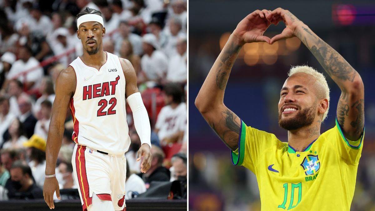 NBA: Parça de Neymar, Jimmy Butler adota visual emo durante media day do  Miami Heat