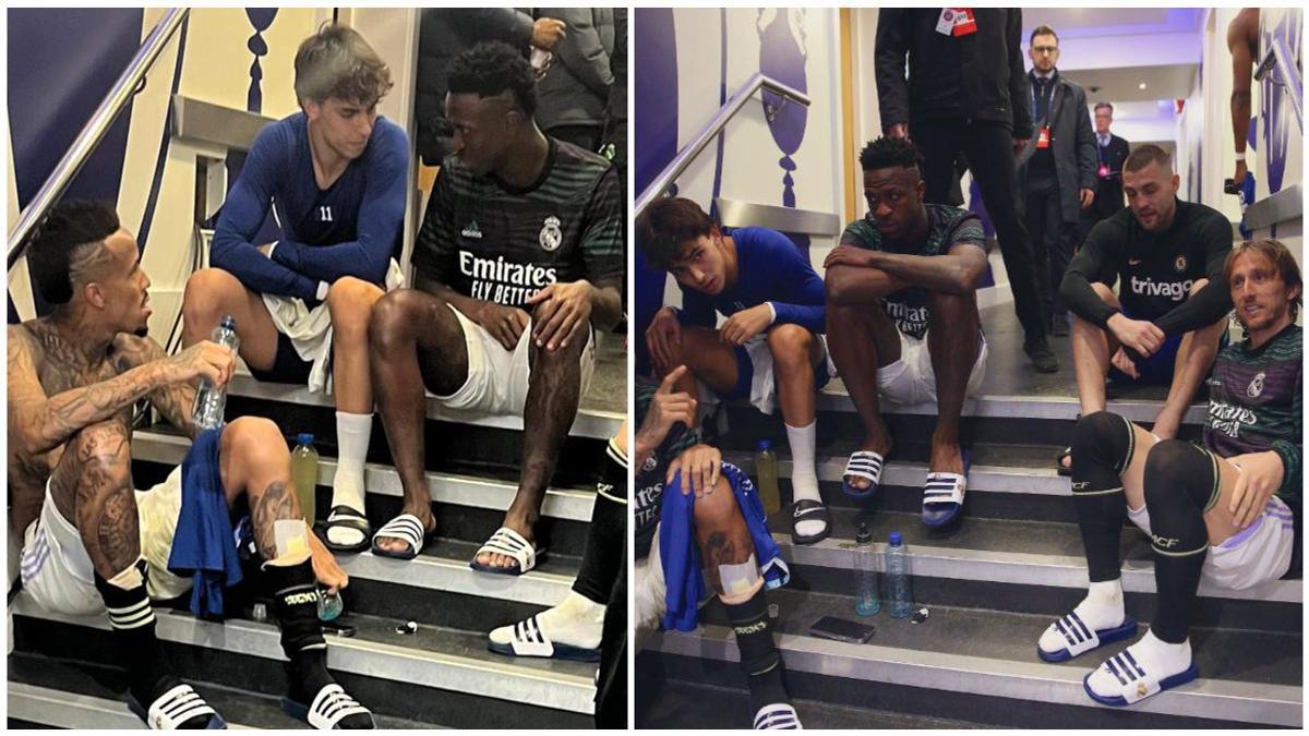 Heart Melting Moment Chelsea Forward Sat Down With Real Madrid Stars After  UCL Exit Goes Viral - SportsBrief.com