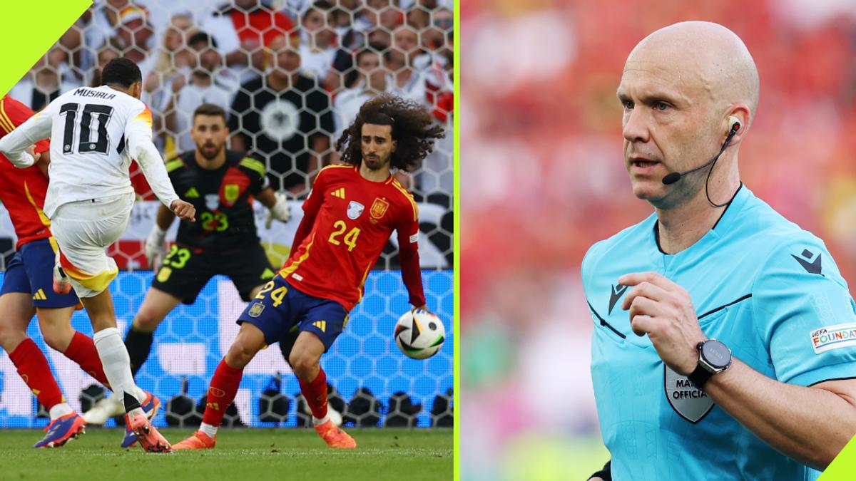 Euro 2024: Anthony Taylor Forced To Flee Stadium After Denying Germany ...