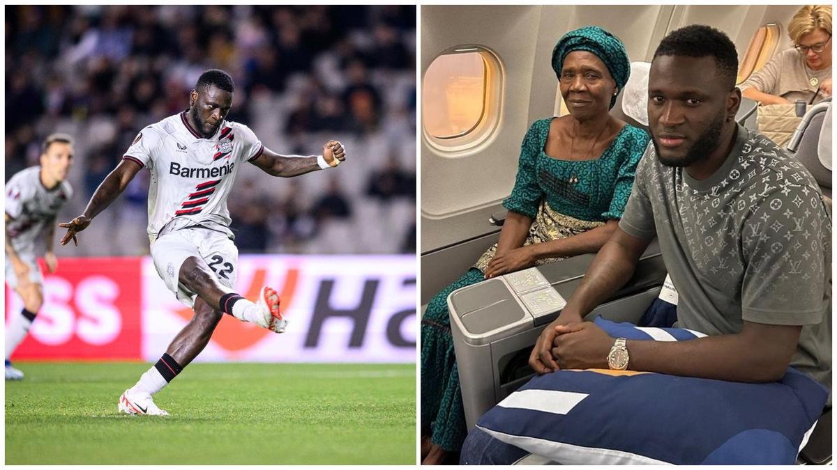 Victor Boniface Takes His Grandmother to Germany to Watch Him Play