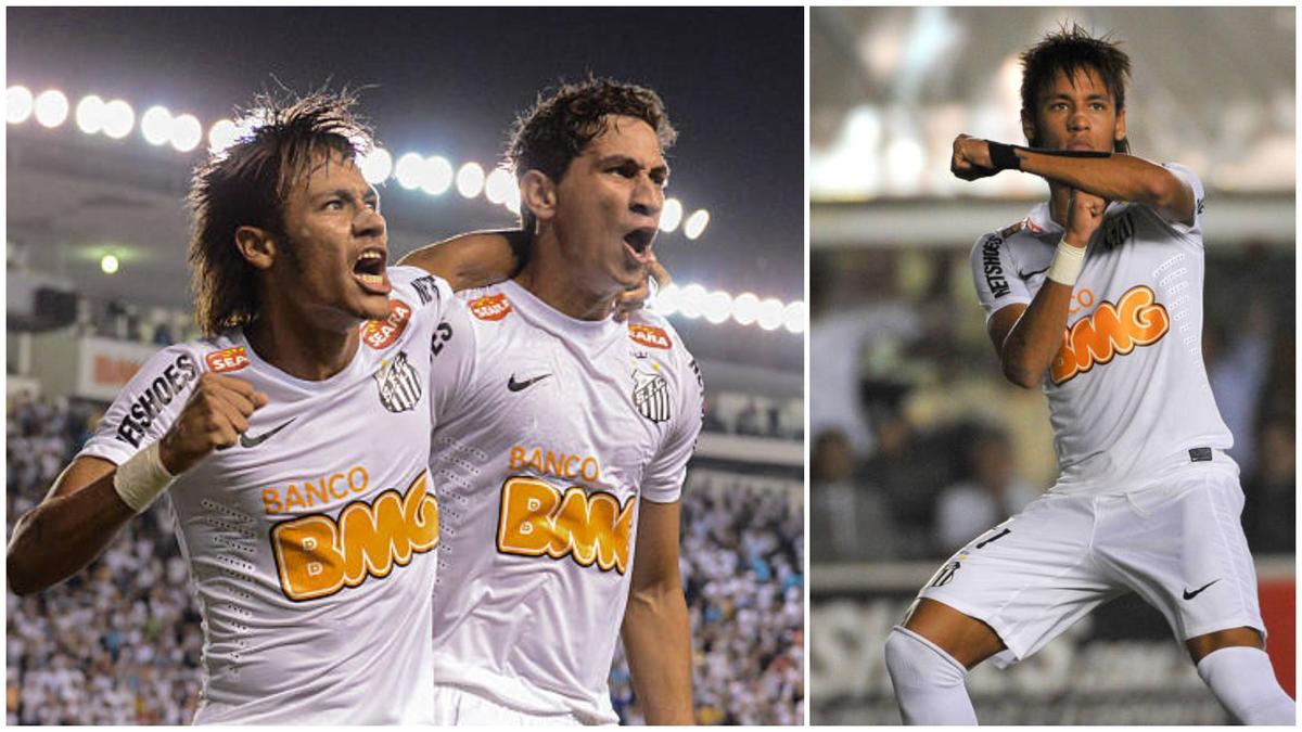 When Neymar Stole the Show for Santos in Their 8:0 Win Against Bolivar ...