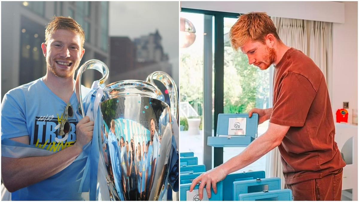 Revealed: The £5000 gift Kevin De Bruyne bought every Man City player  following treble win