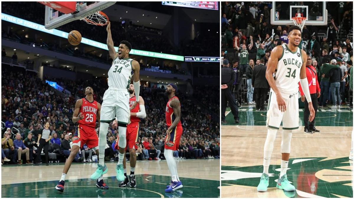 Giannis Antetokounmpo Drops 50 As Bucks Crush Struggling Pelicans