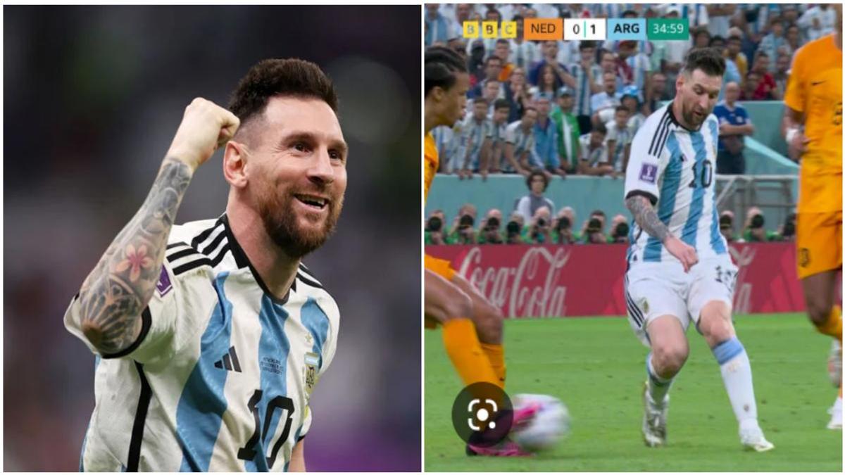 Fan Footage Of Messi’s Assist Against Netherlands Goes Viral