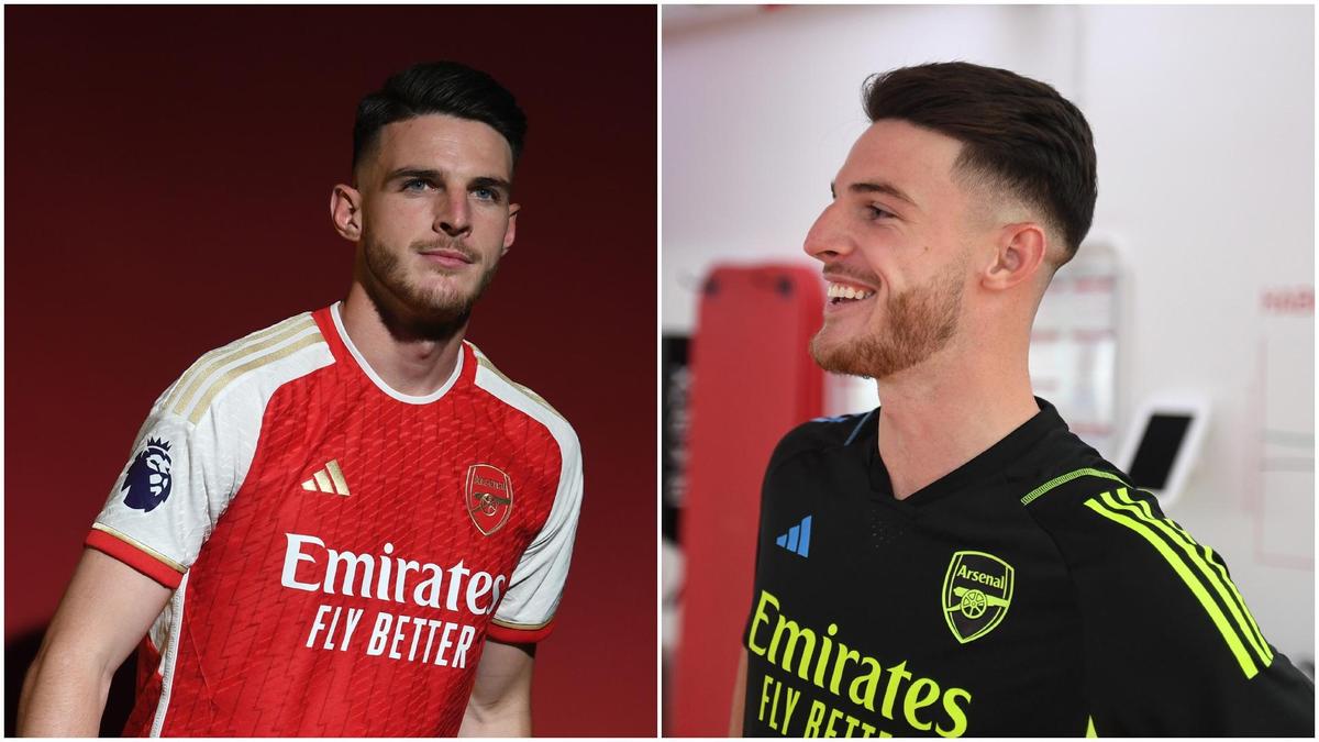 Arsenal unveil Declan Rice's new shirt number as new signing's