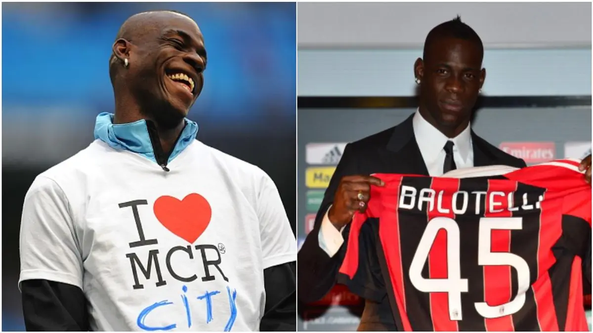 The interesting reason why Mario Balotelli wears jersey number 45