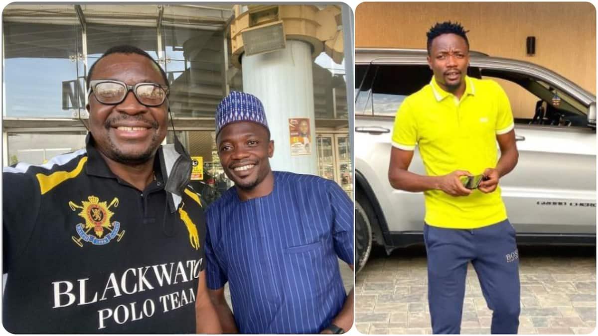 Veteran Nigerian Comedian Ali Baba Meets Super Eagles Captain Ahmed ...