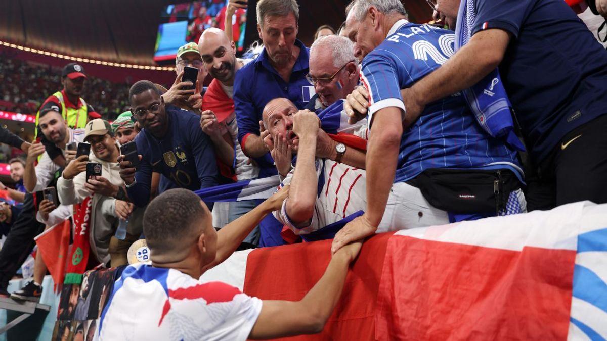 France's Kylian Mbappe drilled fan with World Cup warm-up shot