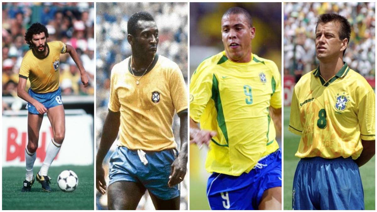 Bebeto, Dunga, Neymar Missing As Ronaldinho, Socrates Named in 10 Best ...