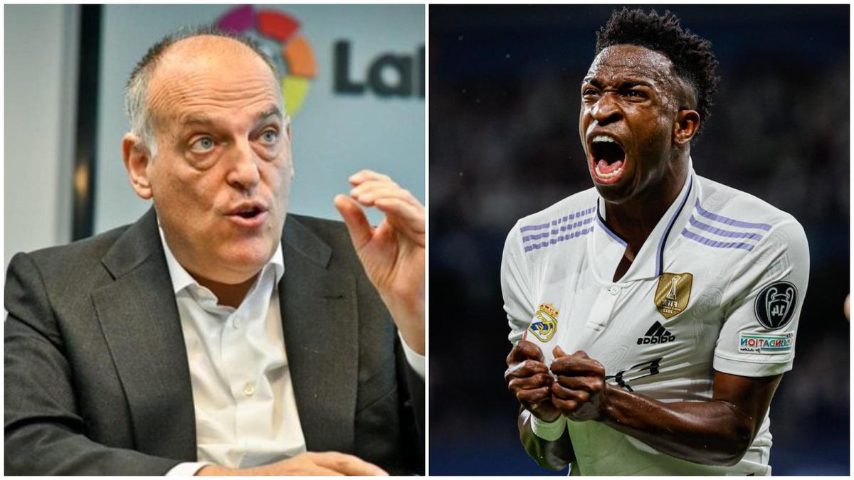 La Liga President Javier Tebas Tips Real Madrid Star Vinicius To Win ...