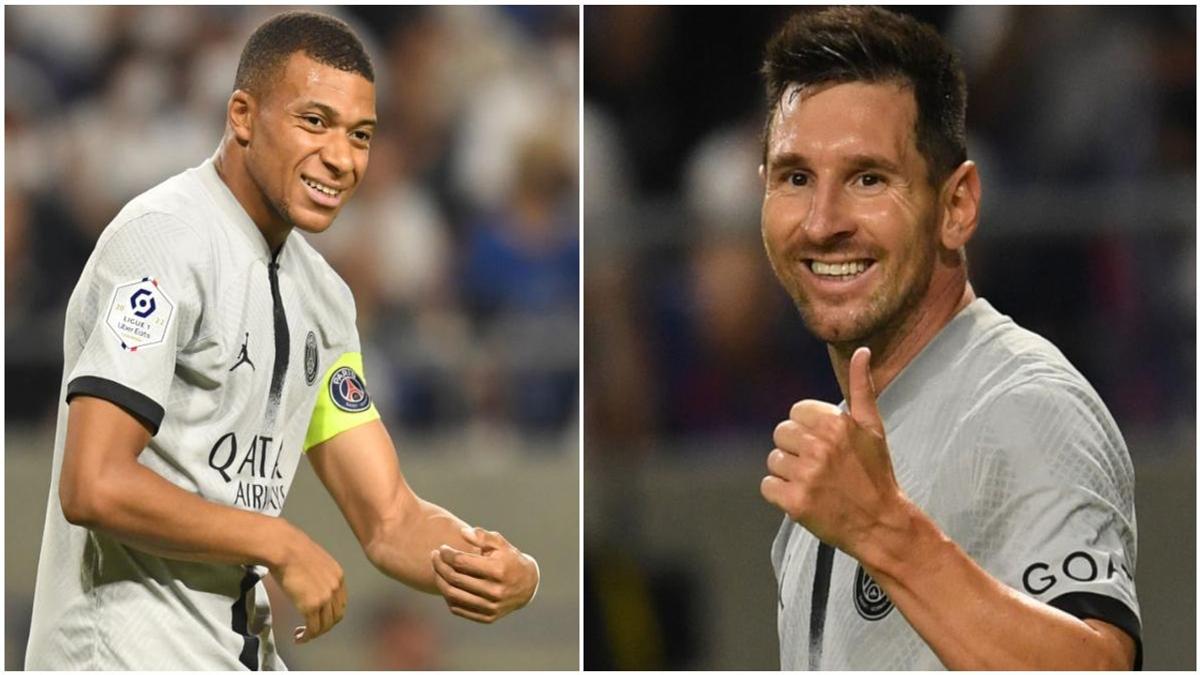 Footage Shows Lionel Messi, Kylian Mbappe Wonderful Link Up in Training ...