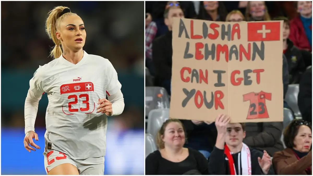 Swiss soccer star Alisha Lehmann gets cheeky 'shirt' request from