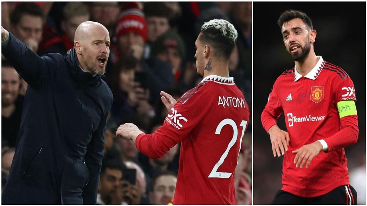 Ten Hag Uses Bizarre Cow Analogy to Explain Fernandes, Antony Substitutions