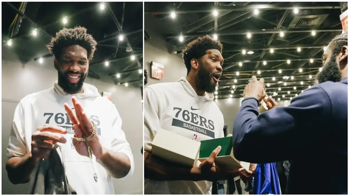 NBA MVP Joel Embiid's First Rolex Was a Gift From James Harden