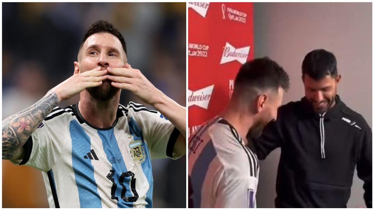 World Cup 2022 Footage Shows How Messi Reacted After Seeing Aguero