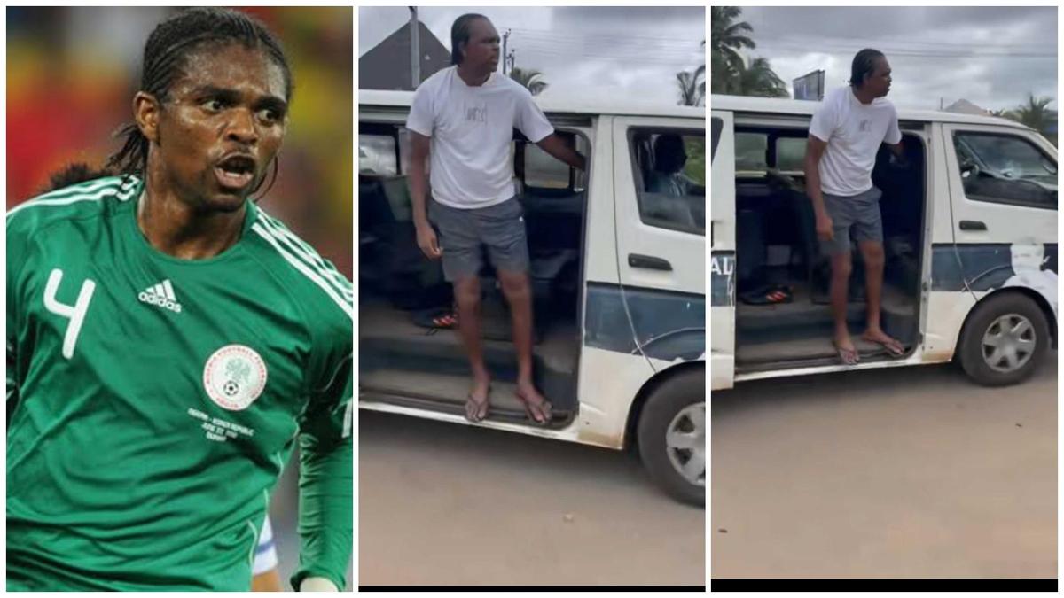 Nwankwo Kanu: Super Eagles Legend Acts As Bus Conductor On The Streets ...