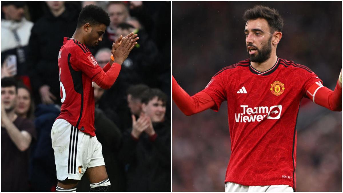 Bruno Fernandes Proposes Rule Change That Had Amad Diallo Sent Off During  FA Cup Clash