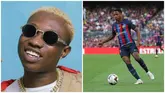 Nigerian Singer Zlatan Ibile Flies in Private Jet to Barcelona, Chills With Star Ansu Fati: Video