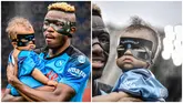 Victor Osimhen Flaunts Daughter, Finishes Napoli’s Historic Serie A Season in Style