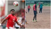 Awoniyi Storms the Street in Kwara To Train With Local Players As Video Breaks Internet