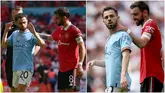 Bernardo Silva Reacts Angrily to Portugal Teammate Bruno Fernandes During FA Cup Final, Video