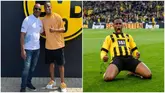 Dortmund Youngster Youssoufa Moukoko Meets Cameroon Legend Roger Milla
