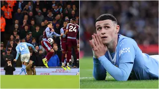 Phil Foden achieves unique milestone with free kick for Man City vs Aston Villa