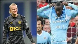Erling Haaland's strange comment about ex City star Mario Balotelli as he names favorite players growing up