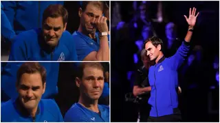 Footage of Roger Federer and Rafael Nadal in Tears as Tennis Legend Loses Final Game Spotted