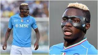 Victor Osimhen involved in fracas with Napoli fans who blocked him from leaving training, video