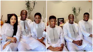 Yaya Toure: Reactions As Ivorian and Manchester City Legend Shares Photos of Wife and Kids