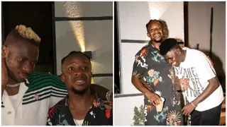 Super Eagles legend Onazi hosts Osimhen, Asiwaju Lerry in his mansion as video goes viral