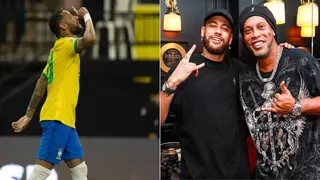 World's most expensive football star hangs out with the Legendary Ronaldinho