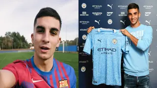 Jubilation at Camp Nou as Barcelona Sign Ferran Torres From Man City a 5-year deal