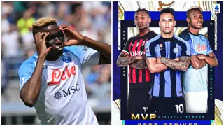 Victor Osimhen to battle Martinez, Leao for the prestigious award in the Serie A