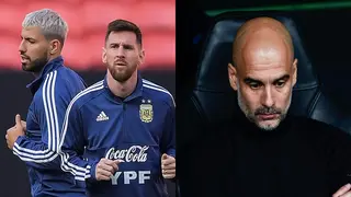 Sergio Aguero reveals details of text he got from Messi after Manchester City collapse