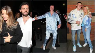 In photos: Inside Man City's EPL title party at nightclub as Haaland wears pyjamas