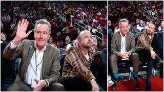 Breaking Bad stars attend NBA game, receive ovation from fans