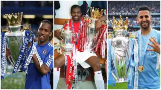 Kanu Recognized As Drogba, Mahrez Top List of African Players Who Have Won the Premier League Multiple Times