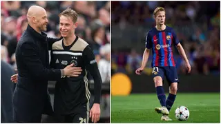 Barcelona are reportedly willing to sell Manchester United Frenkie De Jong in January after a move to England collapsed in July