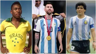 Ex Brazil star names Lionel Messi alongside 2 legends as the greatest players in football history