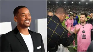 Lionel Messi Shares Warm Embrace with Hollywood Actor Will Smith During Inter Miami Game