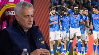 Mourinho bizarrely congratulates Napoli for winning title halfway through Serie A season