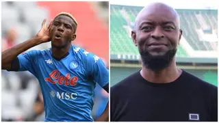 Osimhen, Finidi George Get Guard of Honour at the Super Eagles Camp In Viral Video