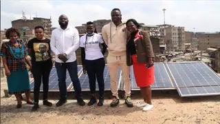 Victor Wanyama Donates Solar Panels in Impressive Goodwill Drive in Mathare